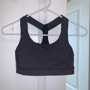Lulu lemon dark grey sports bra